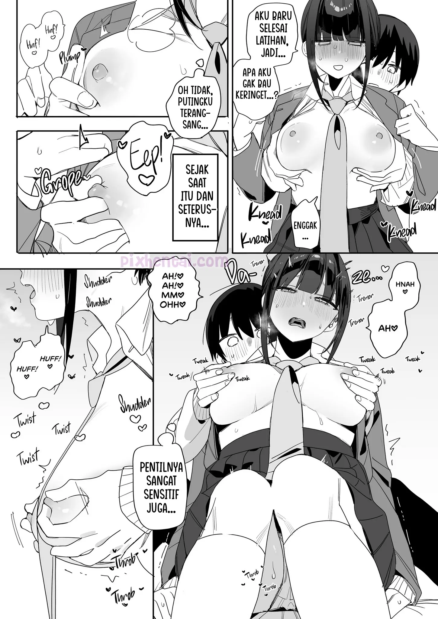Komik hentai xxx manga sex bokep Satu satunya Kelemahan Yuka yang Tanpa Cela Mudah Terangsang 13